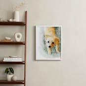 "Custom Pet Portrait" - Custom Print in White by Minted - In a Room