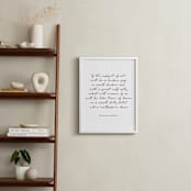 "Custom Quotes" - Custom Print in Rustique by Minted - In a Room