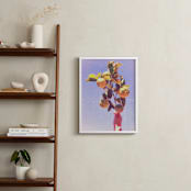"Lemon Dreaming" - Art Print in Melbourne Periwinkle by Jiny He - In a Room