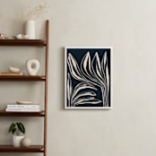 "Navy Botanical #1" - Art Print in Midnight by ALICIA BOCK - In a Room