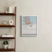 "Hit Me With Your Best Shot" - Art Print in Beachy Blue by Summer Strauch - In a Room