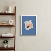 "Half Dozen Eggs" - Art Print in Navy by Elliot Stokes - In a Room