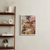 "Time Shapes our Lands" - Art Print in Earth Brown by Elena Kulikova - In a Room