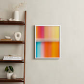 "Melting Popsicles" - Art Print in raspberry by Helen Makadia - In a Room