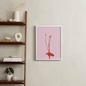 "Flower II" - Art Print in Blush by letterfix - In a Room