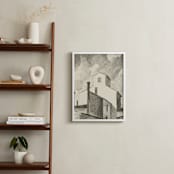 "Casine" - Art Print in Antique Beige by M.E.Segantini - In a Room