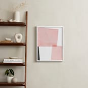 "Settling 2" - Art Print in Blush by Francesca Iannaccone - In a Room