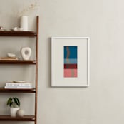 "Rise 1" - Art Print in Peach by Baumbirdy - In a Room