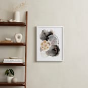 "The World Is Your Oyster" - Art Print in Black Onyx by Maggie Ramirez Burns - In a Room