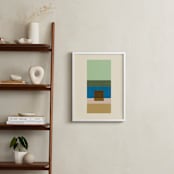 "Horizon" - Art Print in Moss by Baumbirdy - In a Room