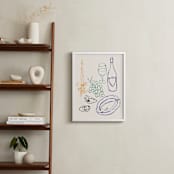 "Dawn & Dusk Delights 2" - Art Print in Cotton by Cass Loh - In a Room