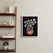 "Petiole" - Art Print in Nectarine by Marabou Design - In a Room