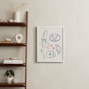 "Dawn & Dusk Delights 1" - Art Print in Cotton by Cass Loh - In a Room