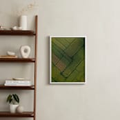 "Above the Paddy" - Art Print in Green by Alaric Yanos - In a Room