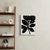"Minimalist Leaves" - Art Print in Noir by Marta Crea - In a Room