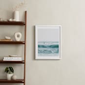 "Hermosa Blue I" - Art Print in water by Mike Sunu - In a Room