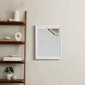 "Negative Space: Shoreline I" - Art Print in Ivory Desert by Jessica C Nugent - In a Room