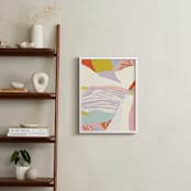 "Push and Pull" - Art Print in Lavender by Alicia Schultz - In a Room