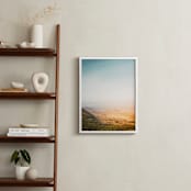 "Great Rift Valley I" - Art Print in Teal and Orange by David Michuki - In a Room