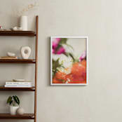 "Protea II" - Art Print in tangerine by Kamala Nahas - In a Room
