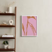 "Flower Shapes 2" - Art Print in Pink by Alicia Schultz - In a Room