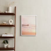 "Sweet Serenity" - Art Print in Dreamy Peach by Rega - In a Room
