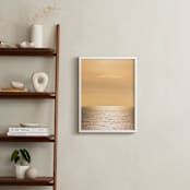 "The Golden Hour" - Art Print in Golden Yellow by Lisa Sundin - In a Room