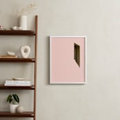 "A Balanced Arch" - Art Print in Creamy Pink by Lisa Sundin - In a Room