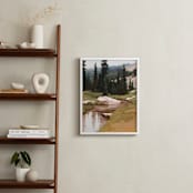 "Timberline Runoff" - Art Print in River Bank by Rachel Nelson - In a Room