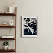 "Midnight Nature I" - Art Print in Deep Blue by Tanya Lee Design - In a Room