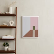 "Room Walls" - Art Print in Dusty Pink by Elliot Stokes - In a Room