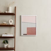 "Urban Desert Series 2" - Art Print in Soft Earth Tones by Lisa Sundin - In a Room