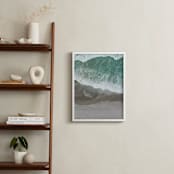 "The Shoreline" - Art Print in Sea Green by Melanie Sutherland - In a Room