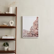 "Painted Canyon 1" - Art Print in desert blush by Kamala Nahas - In a Room