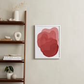 "pink composite" - Art Print in coral by Kelly Witmer - In a Room