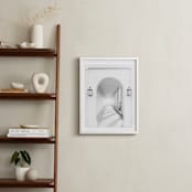 "Arches" - Art Print in Column White by Ilze Lucero - In a Room