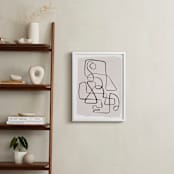 "Connected" - Art Print in Blush by Creo Study - In a Room