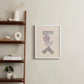 "Tipping Point" - Art Print in Muted Rose by Kara Kosaka - In a Room