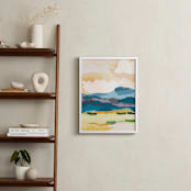 "Sunset Escape" - Art Print in Golden Yellow by Sara Shashani - In a Room