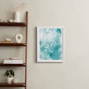 "Swim" - Art Print in Aqua by Julie Song Ink - In a Room