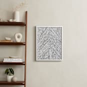 "Carved" - Art Print in Grey by Emily Kariniemi - In a Room