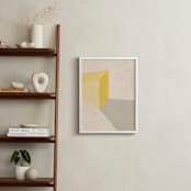 "The light" - Art Print in Yellow by Jennifer Morehead - In a Room