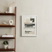 "Reflected" - Art Print in Beige by Lorent and Leif - In a Room