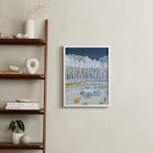 "White Woods" - Art Print in White Woods by Sarah Fitzgerald - In a Room