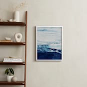 "Ice Out" - Art Print in Ice Blue by Karen Kaul - In a Room