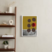 "abstracciones vol.2" - Art Print in olive by Aspacia Kusulas - In a Room