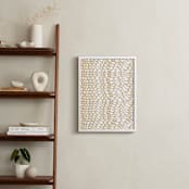 "The Rapids" - Art Print in Gold by rose lindo - In a Room
