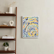 "Sun Drop" - Art Print in Golden Yellow by Holly Royval - In a Room