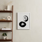 "Watermelons" - Art Print in Black on Off-white by Sonya Percival - In a Room