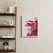 "Bright Bougainvillea" - Art Print in Bright Pink by The One With Wanderlust - In a Room